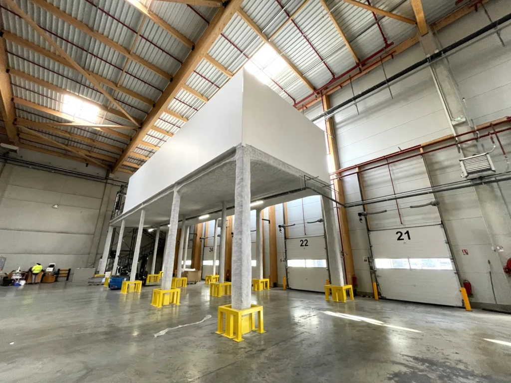 Aménagement de bureaux sur un site industriel existant